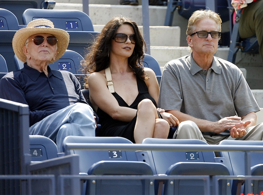 Kirk Douglas, Michael Douglas, Catherine-Zeta Jones